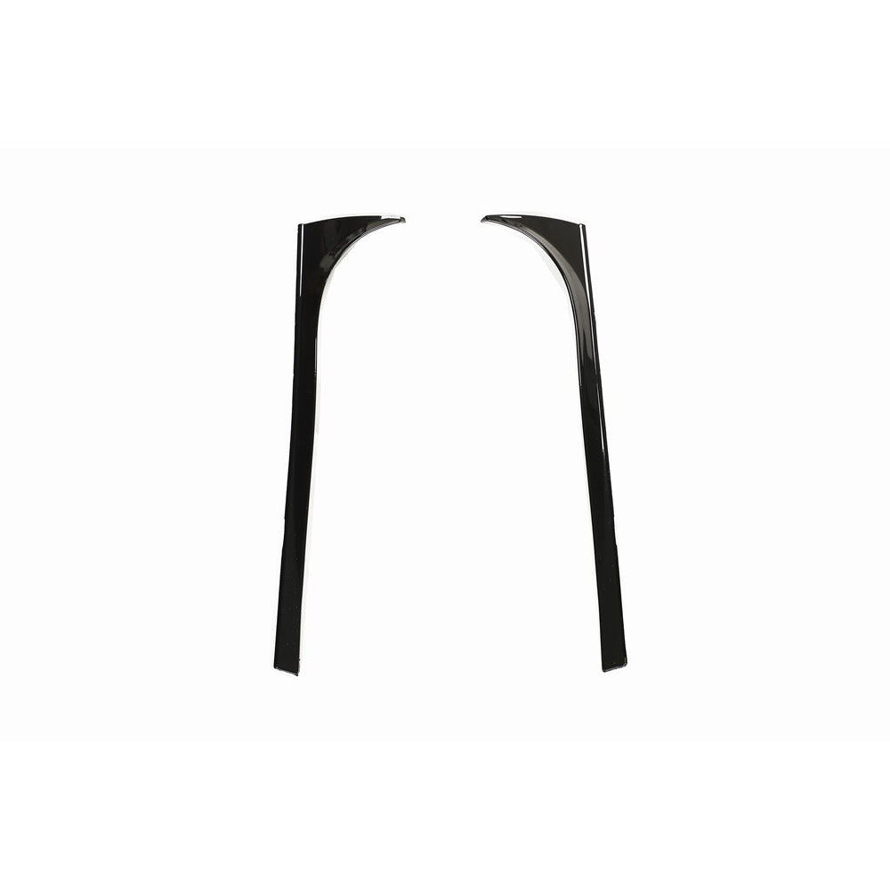 Volkswagen Golf MK7 gloss black rear window trim accessory by CT Carbon, showing close-up of the sleek, finished window detail.