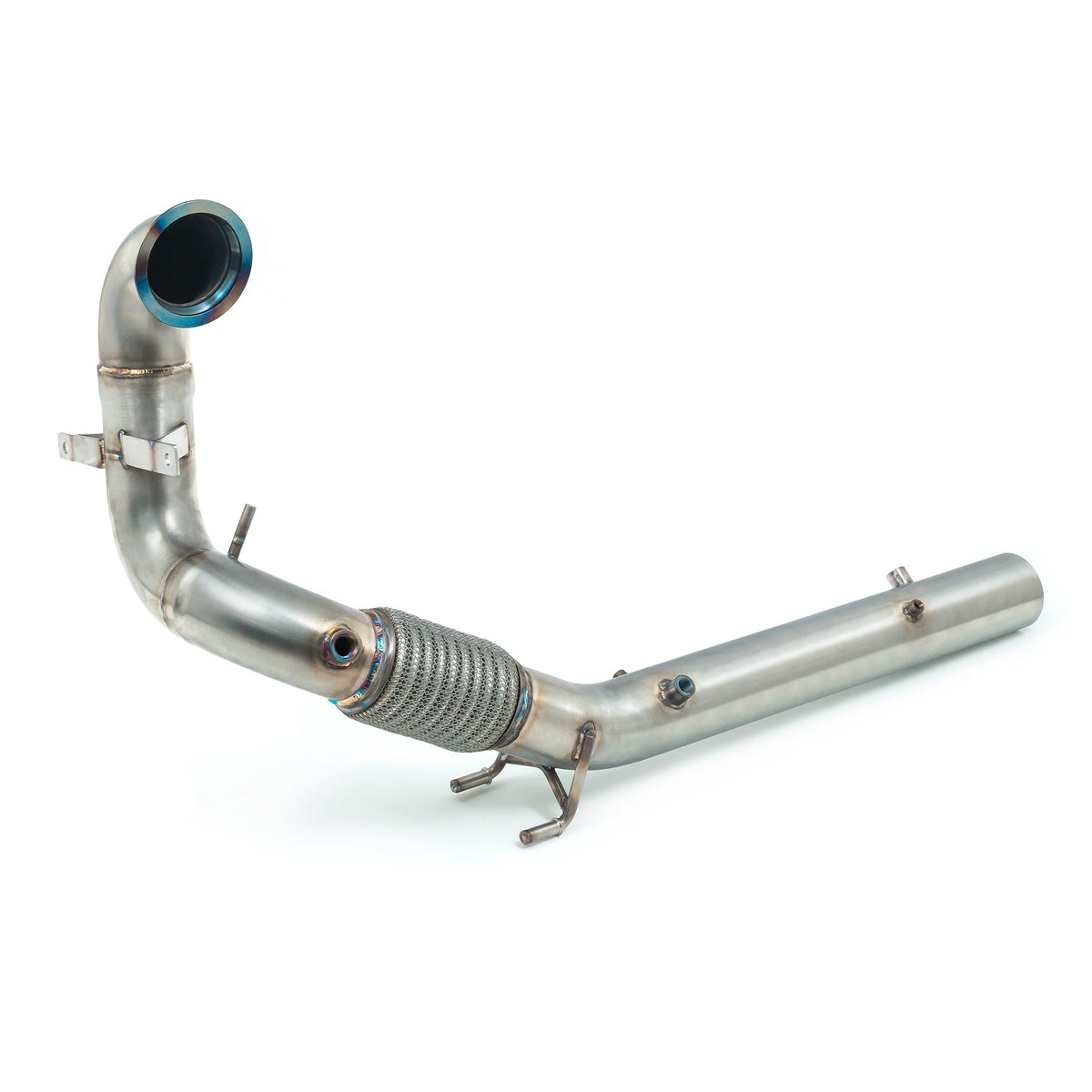 Cobra Sport VW Polo GTI Mk6 2.0 TSI sports cat and de-cat front downpipe with PPF delete for performance exhaust upgrade