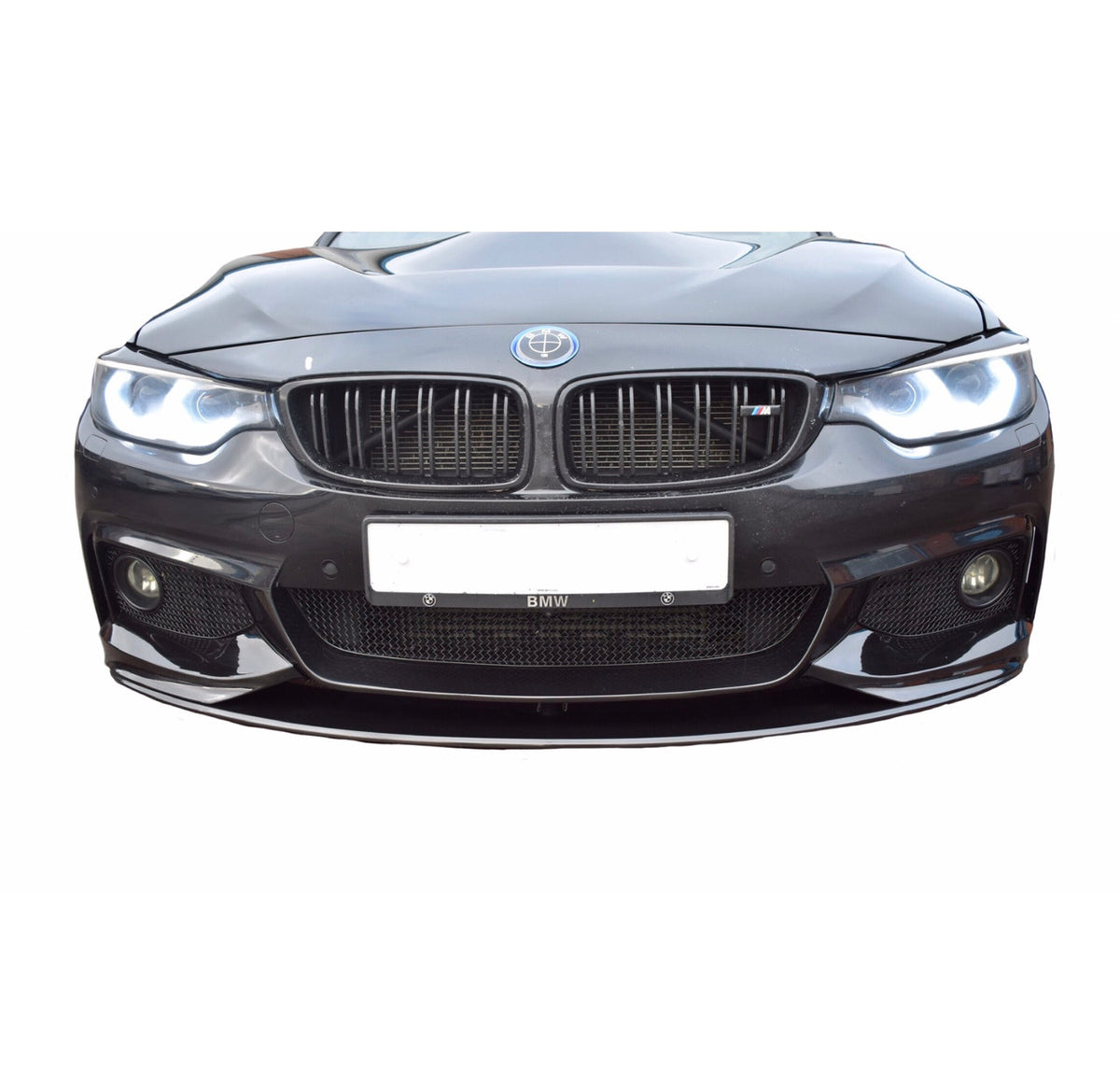 ZunSport BMW 4 Series F32, F33, F36 M-Sport front grille set showing sleek black grille design.