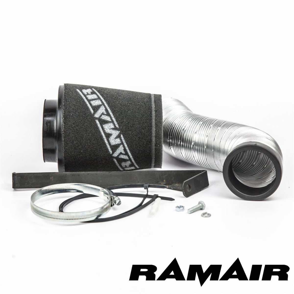 Ramair VW Golf/Vento MK3 1.9 TDI SR Performance induction foam air filter kit installed in engine bay.