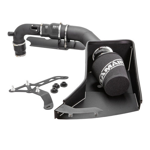 Ramair performance induction air filter kit for Audi TT 2.0 TFSI, black color, with visible filter and intake components.