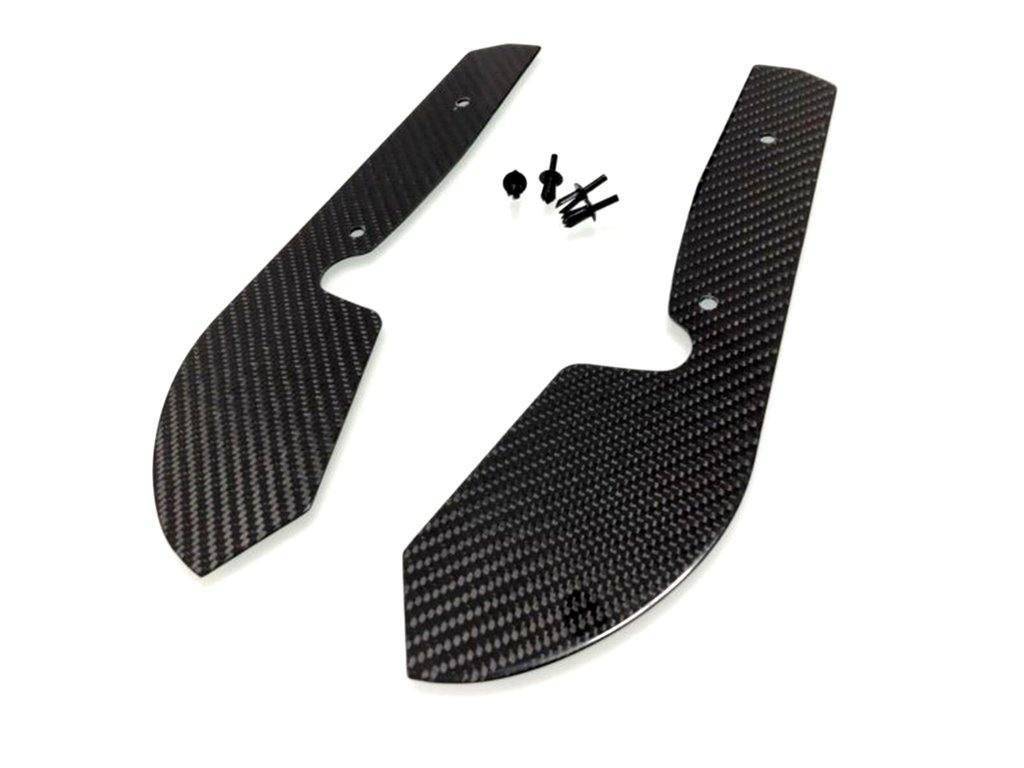 Automotive Passion carbon fiber front arch guard set for BMW M5 F90 (2017-2023) showcasing sleek, durable protective wheel arch guards.