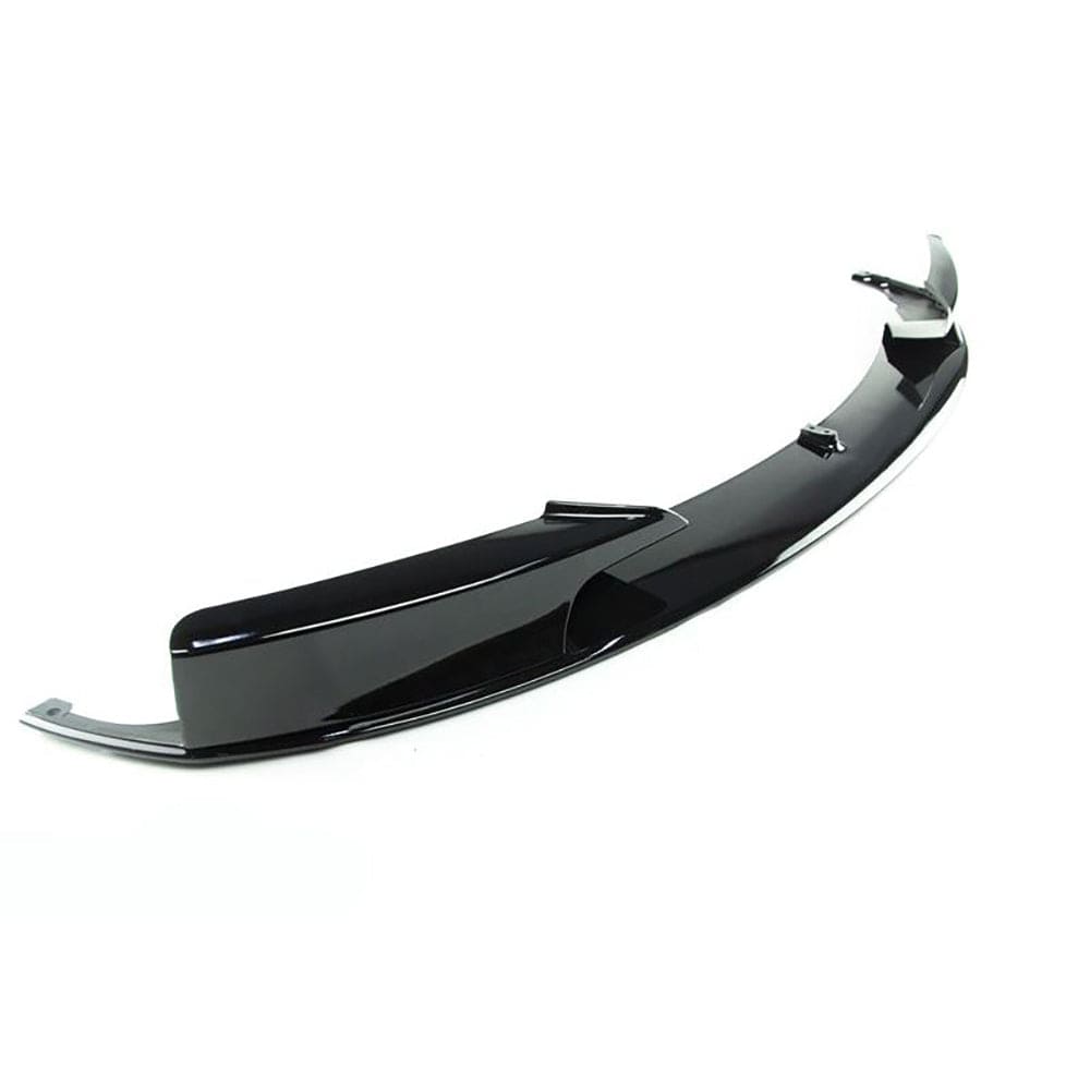 BMW 3 Series F30 F31 GLOSS BLACK SPLITTER by CT Carbon, front splitter with a sleek, glossy black finish for enhanced style.