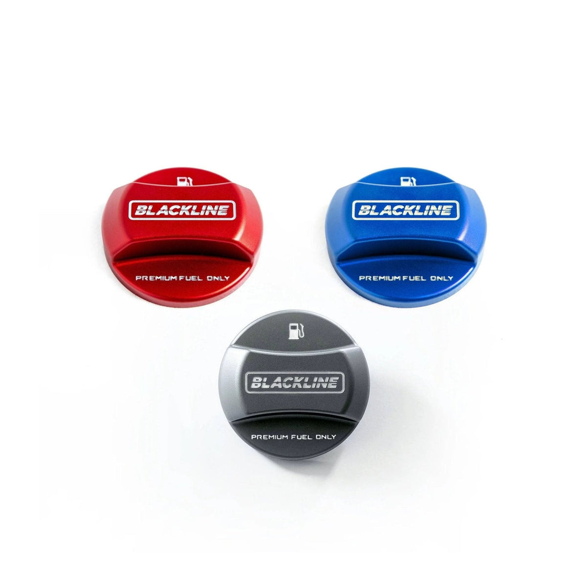 Goldenwrench BMW F and G Series fuel cap cover, engine bay trim accessory, designed for stylish vehicle enhancement.