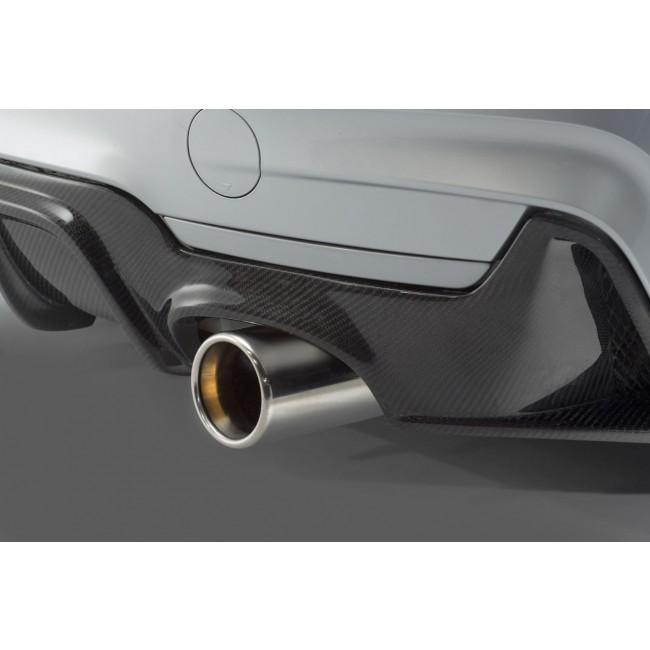 Cobra Sport BMW 435D 440i dual exit exhaust conversion with stylish tailpipes on a BMW F32/F33/F36 series.