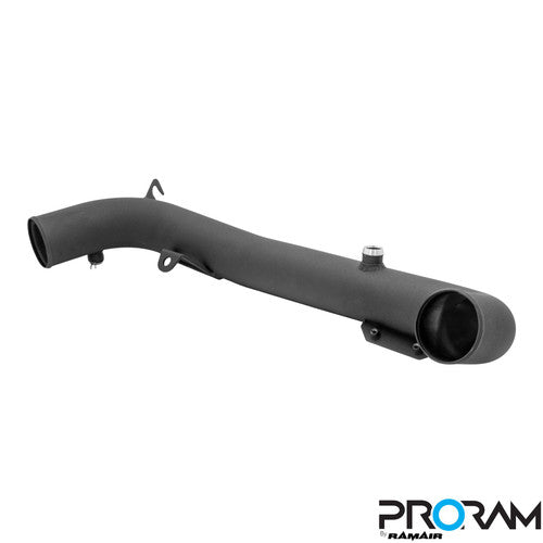 Ramair PRORAM performance induction kit installed in blue for Ford Focus RS MK3, featuring air intake components and branding.