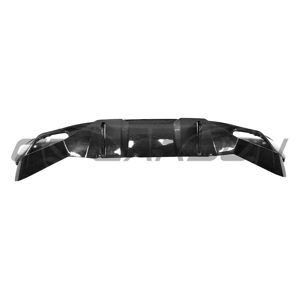 BMW G30 5 Series V8 carbon fibre diffuser kit by CT Carbon, featuring sleek OEM-style design for M Sport models.