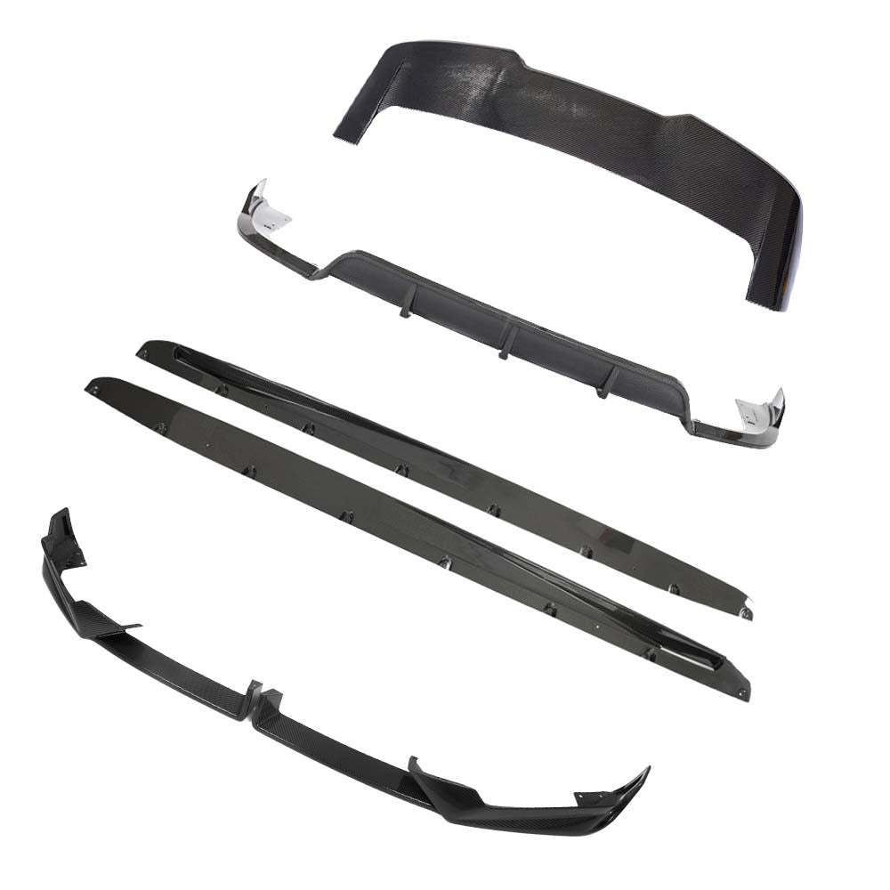 BMW G05 X5/X5M 2023+ full carbon fibre diffuser kit from CT Carbon, featuring a sleek, lightweight design for enhanced aerodynamics.