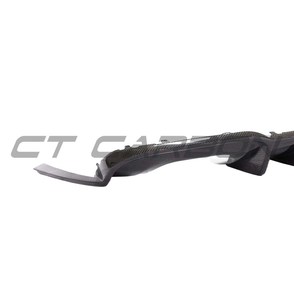 CT Carbon full carbon fiber kit for Audi S3 facelift saloon 8V, including splitter and body panels, showcased on the car.