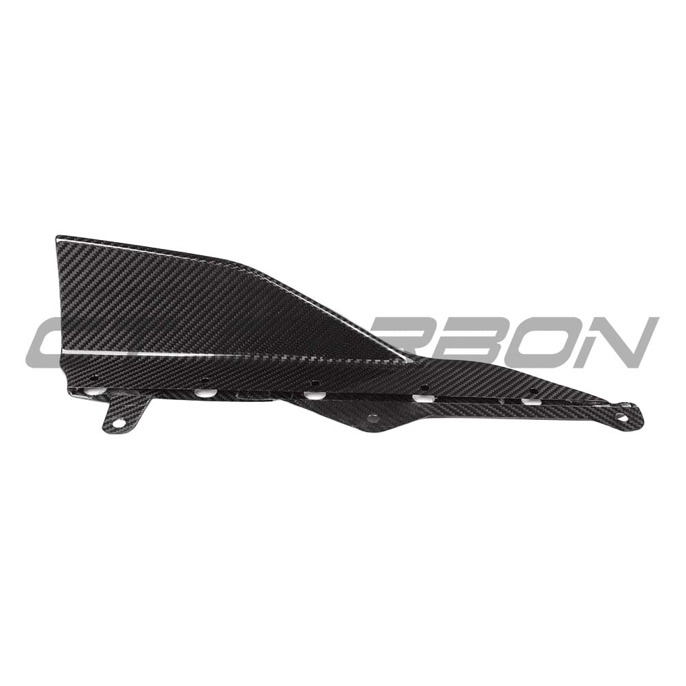 BMW G42 2 Series carbon fibre side skirts by CT Carbon, featuring sleek MP style design for enhanced sporty appearance.