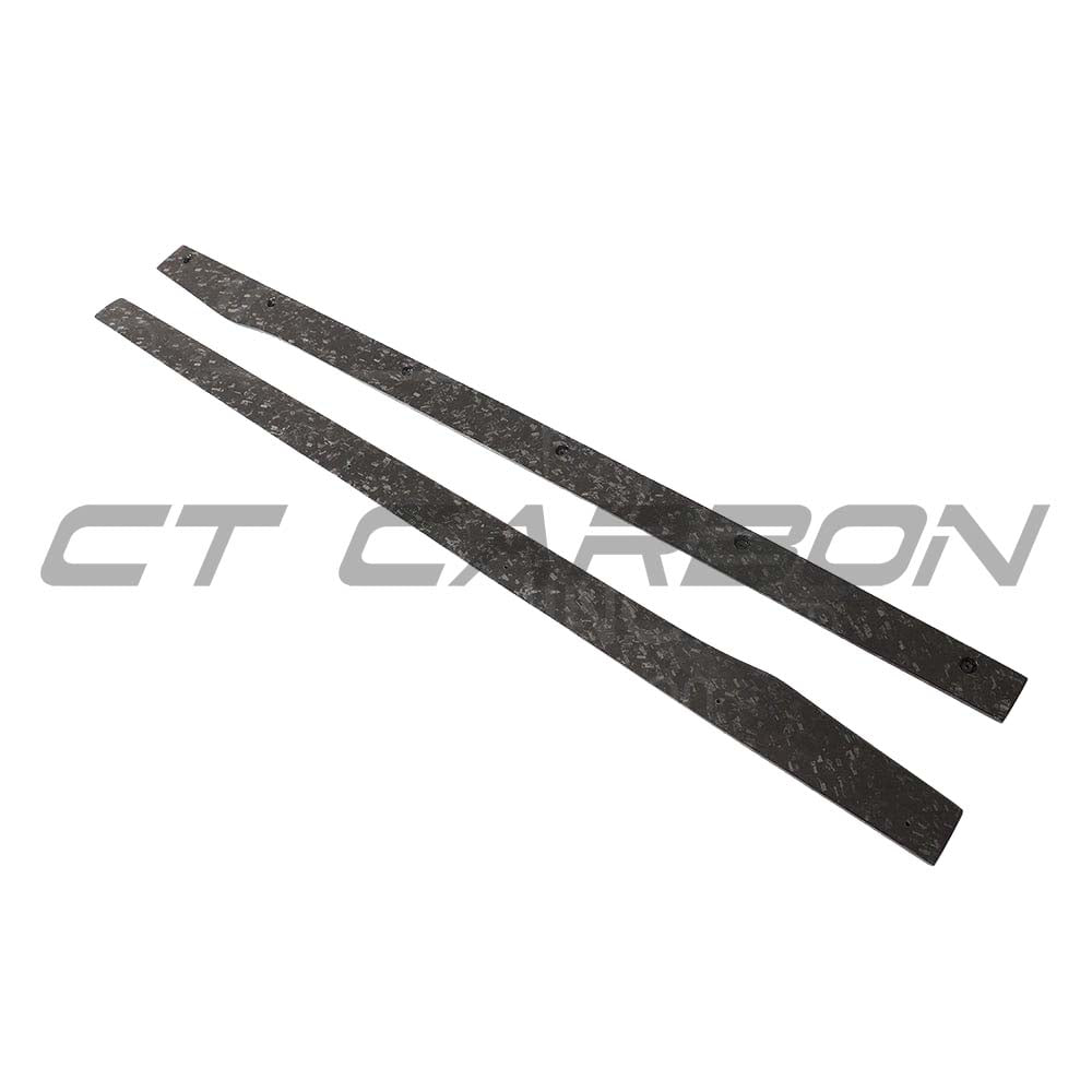 MERCEDES C63/C63S W205 COUPE & SALOON FORGED CARBON FIBRE SIDE SKIRTS - V2