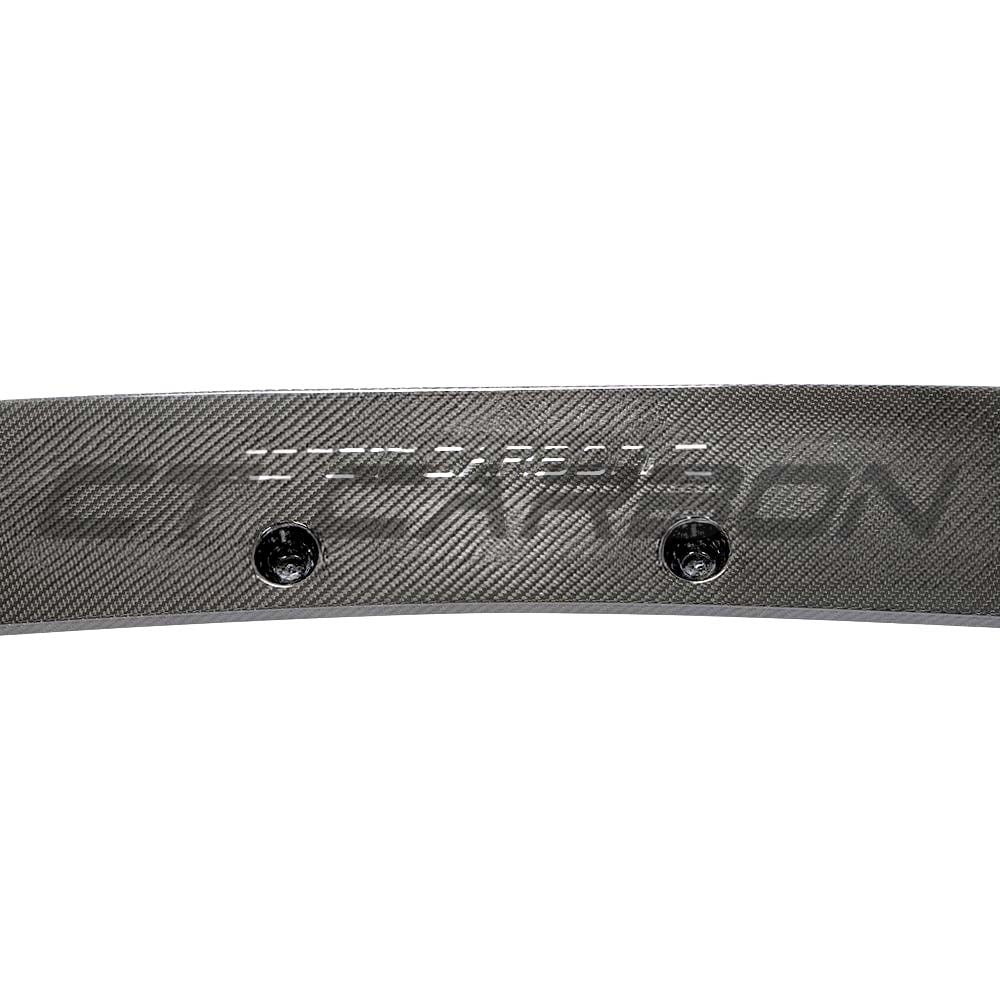CT Carbon full carbon fiber kit for Audi A3/S3 8Y saloon, featuring splitter and aerodynamic accents in carbon fiber.