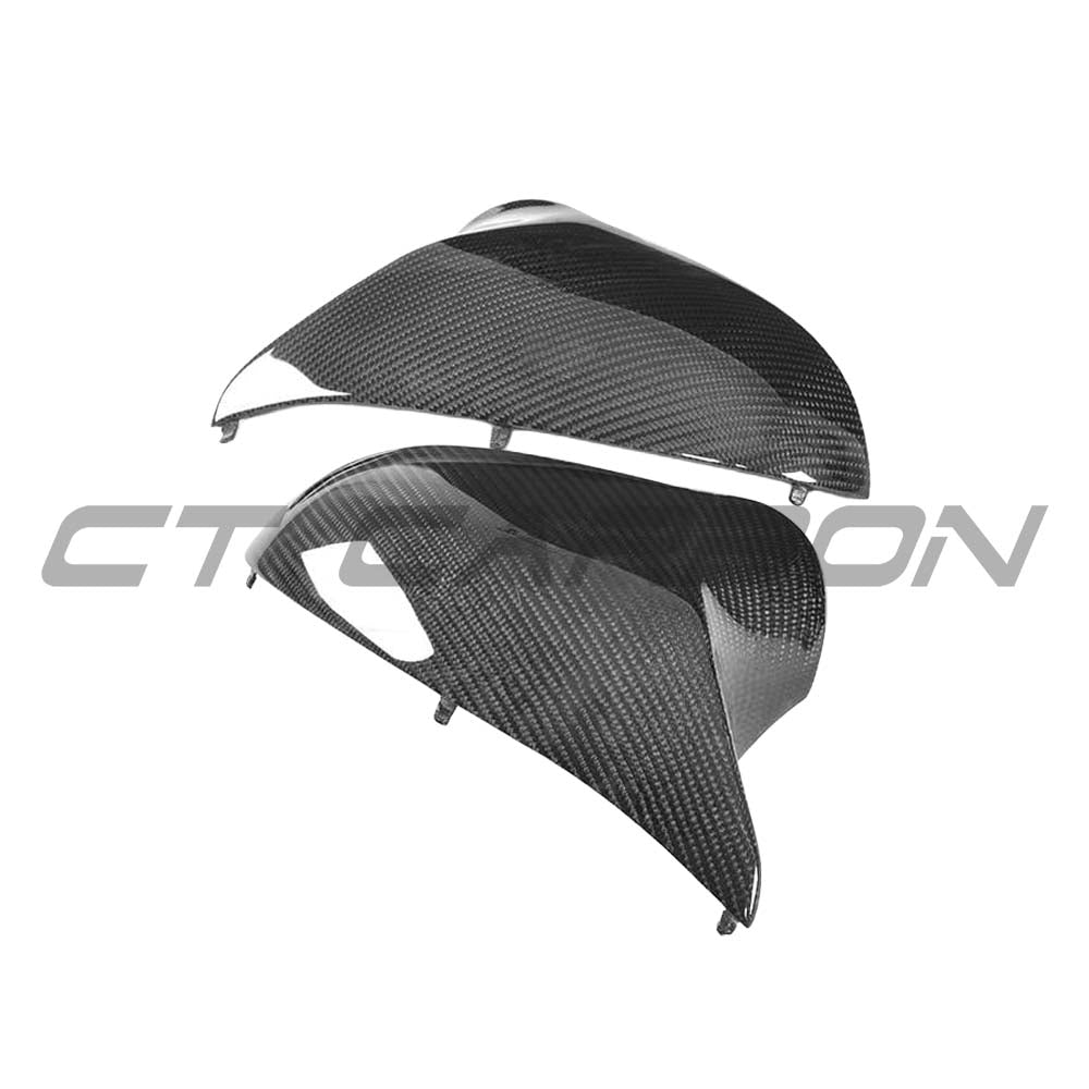 BMW F80/F82/F83/F87 M2C M3 M4 carbon fibre mirrors, LHD only, by CT Carbon, showing sleek, lightweight side mirror with carbon finish.