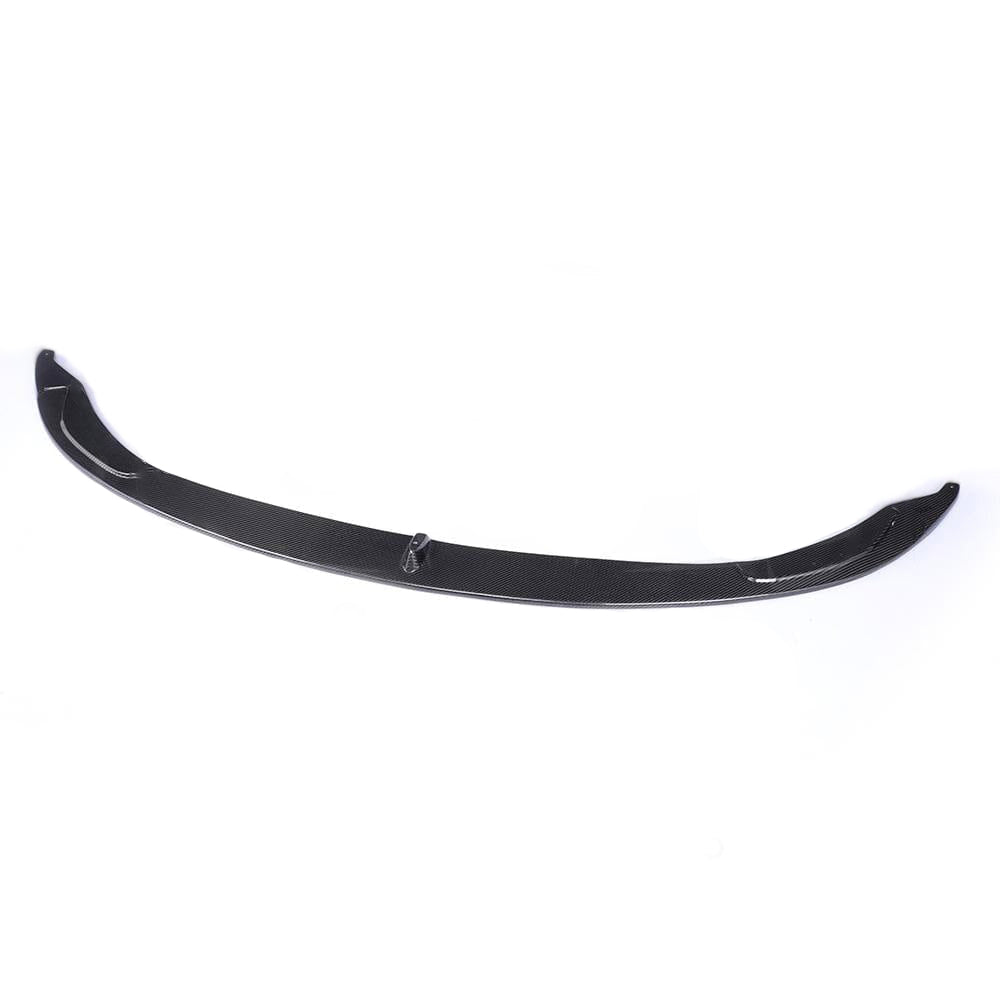 CT Carbon carbon fibre splitter for BMW M3 M4 F80 F82 F83 2014-2020, no canards, sleek MP Style for enhanced aerodynamics