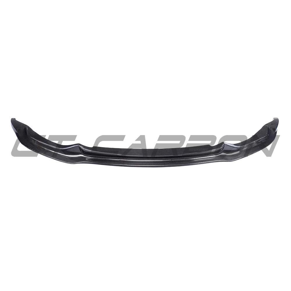 BMW M3 M4 F80 F82 F83 carbon fibre splitter by CT Carbon, V4 style, front aerodynamic splitter, lightweight performance upgrade.