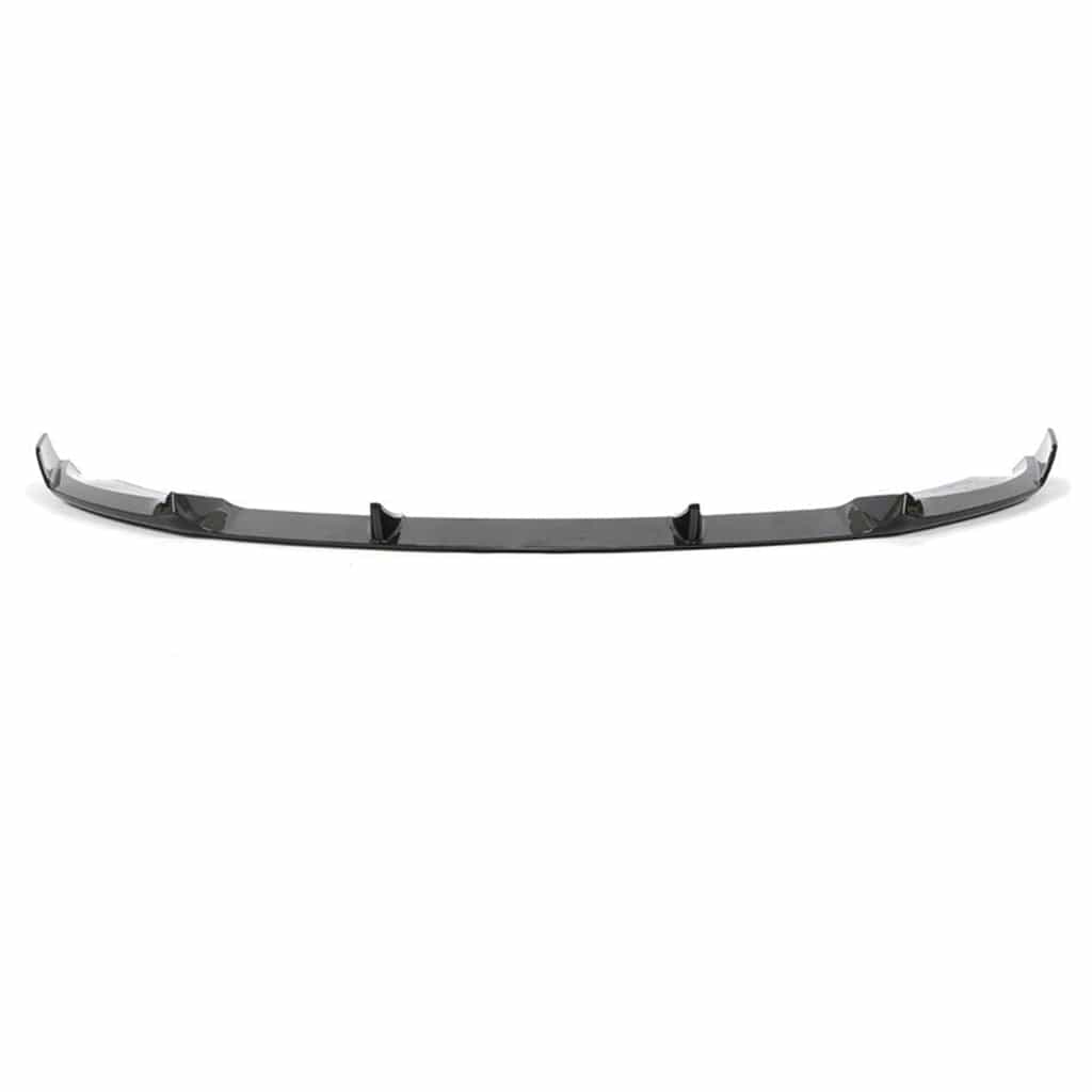 Tesla Model Y MK1 2020-2025 CT Carbon carbon fibre splitter, close-up of aerodynamic front splitter for Model Y.