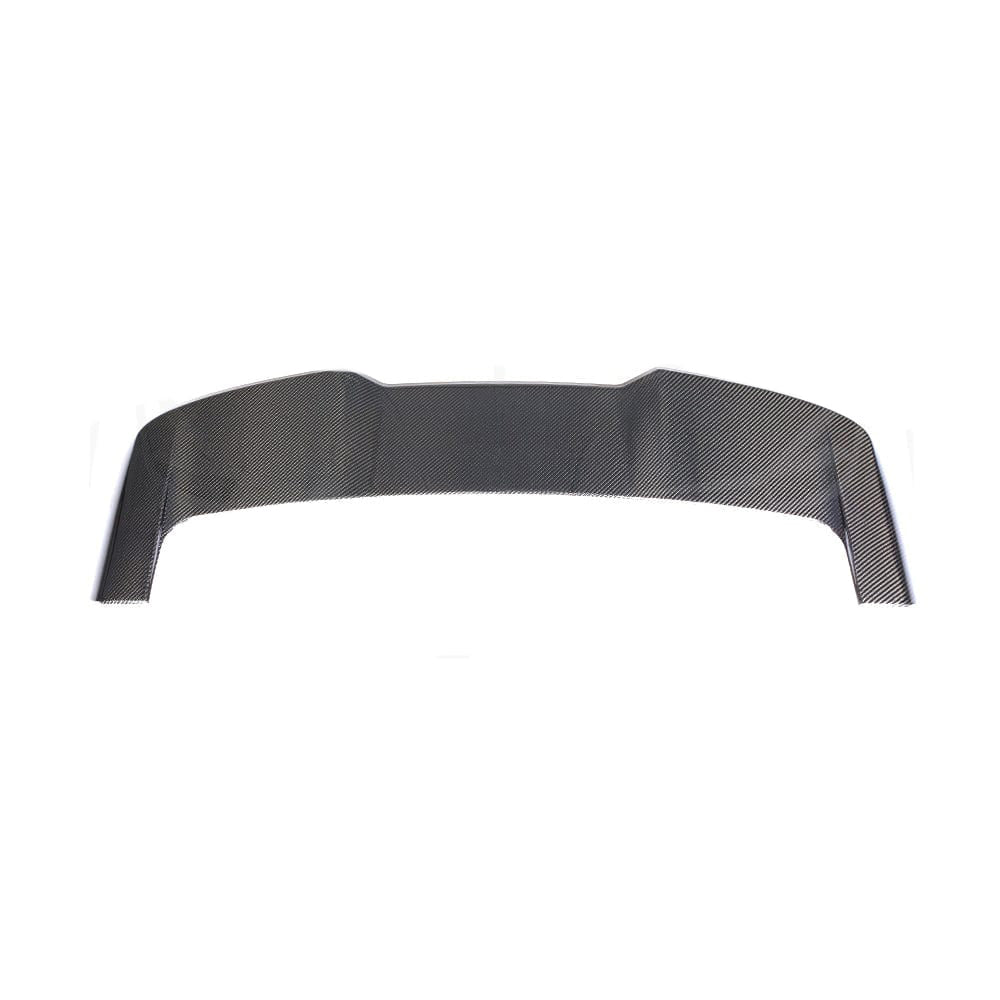 BMW X5 G05 carbon fibre spoiler by CT Carbon, lightweight aerodynamic car spoiler showing sleek design and matte finish.