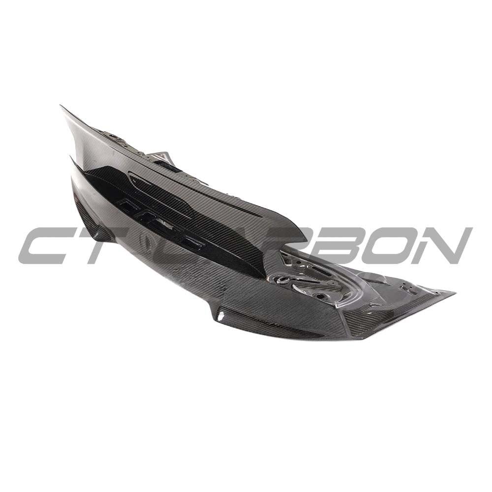 BMW M2 F87 M2C F22 carbon fiber bootlid by CT Carbon, showcasing lightweight, aerodynamic rear trunk for enhanced performance.