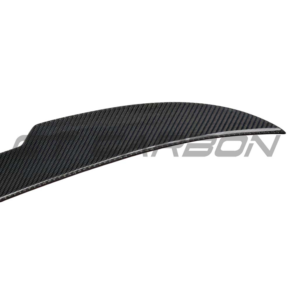 BMW M4 F83 F33 4 Series carbon fiber spoiler by CT Carbon, performance-style rear boot spoiler for enhanced aerodynamics.