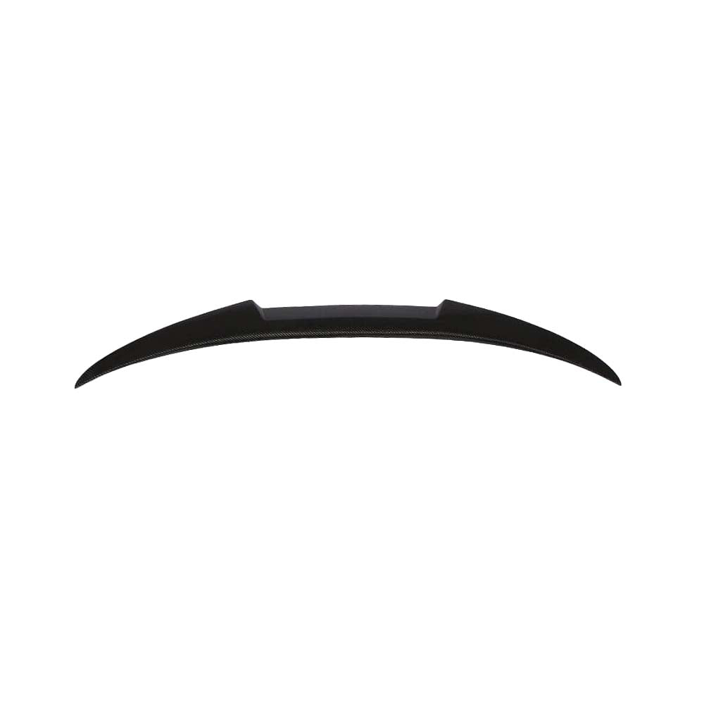 BMW M4 F83 and F33 carbon fibre spoiler by CT Carbon, featuring sleek MP style design for enhanced aerodynamics.