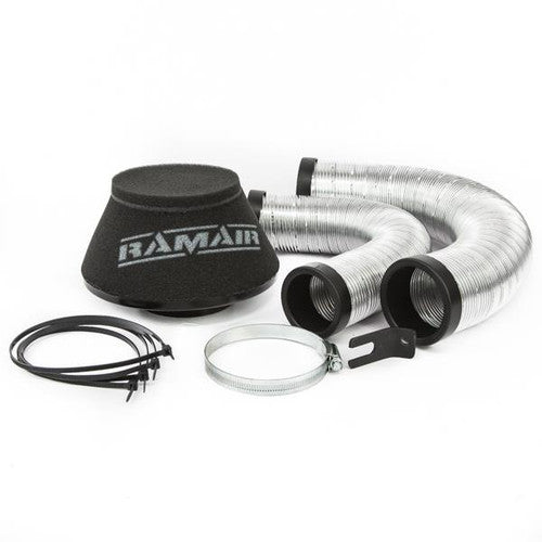 Ramair Mini Cooper 1.3 MPi induction kit with foam air filter, showcasing the performance foam filter and intake components.