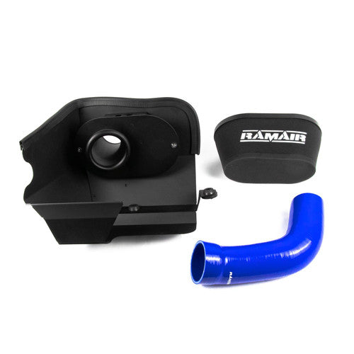 Ramair blue air filter and heat shield induction kit for VW MK7 Golf GTI R, Audi S3, Seat Leon Cupra, Skoda Octavia RS.