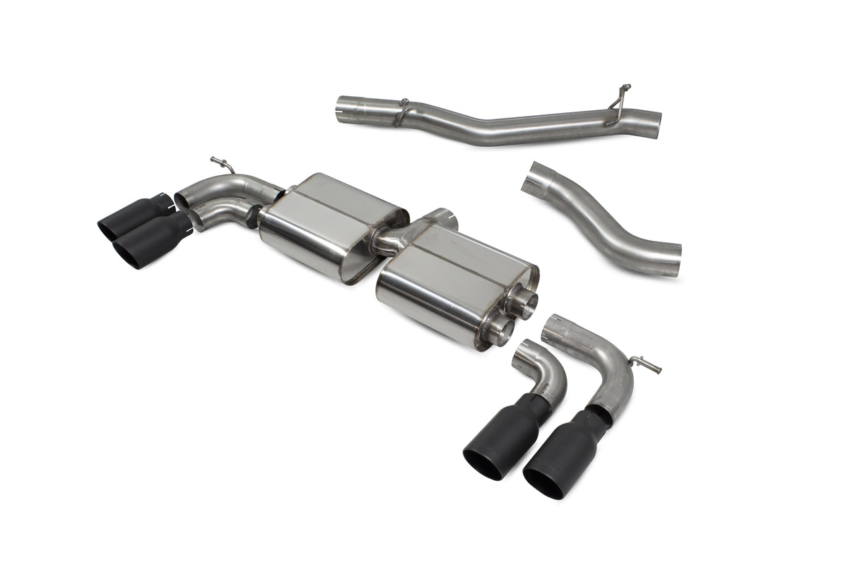 Scorpion Exhausts GPF-Back exhaust system for Audi S3 8V 3-Door/Sportback, non-resonated cat-back with metal pipes and mufflers