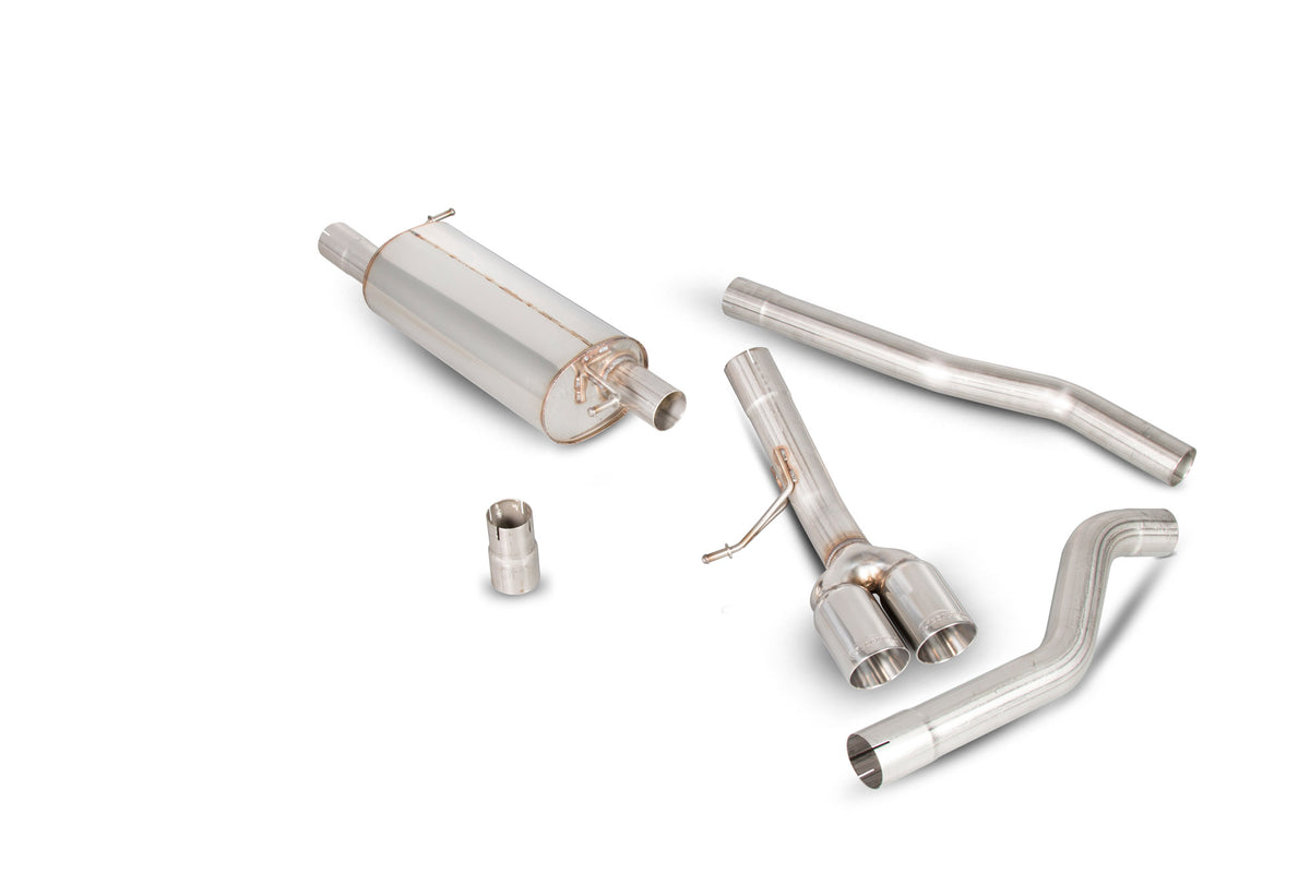 Scorpion Volkswagen Transporter T5 T6 DPF-Back Exhaust System, resonated cat/DPF-back for T5 2.5TDi, T5 2.0, T6 2.0 BiTDi models