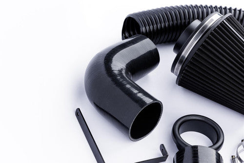 Ramair Proram induction kit with black hoses for VW MK5 R32, enhancing engine intake performance.