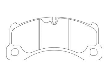 Official Endless EIP177 brake pad shape drawing