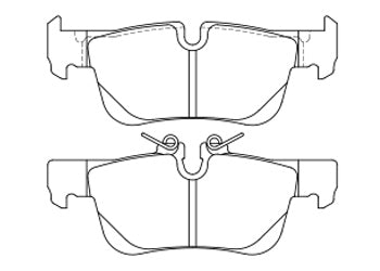 Official Endless EIP259 brake pad shape drawing