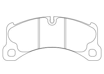 Official Endless EIP292 brake pad shape drawing