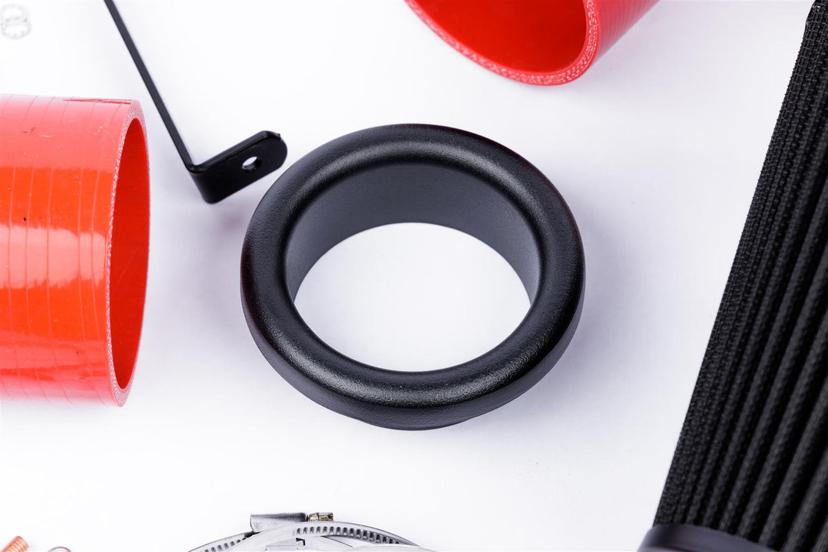 Ramair Proram induction kit with red hoses for VW MK5 R32, featuring high-performance air intake components.