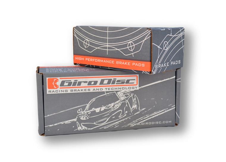 GiroDisc GP40-0991.18 racing brake pads for Porsche 911. Representative packaging image.