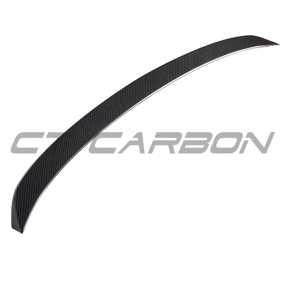 Audi RS6 C8 full carbon fiber kit by CT Carbon, showing close-up of sleek carbon fiber components on the car.