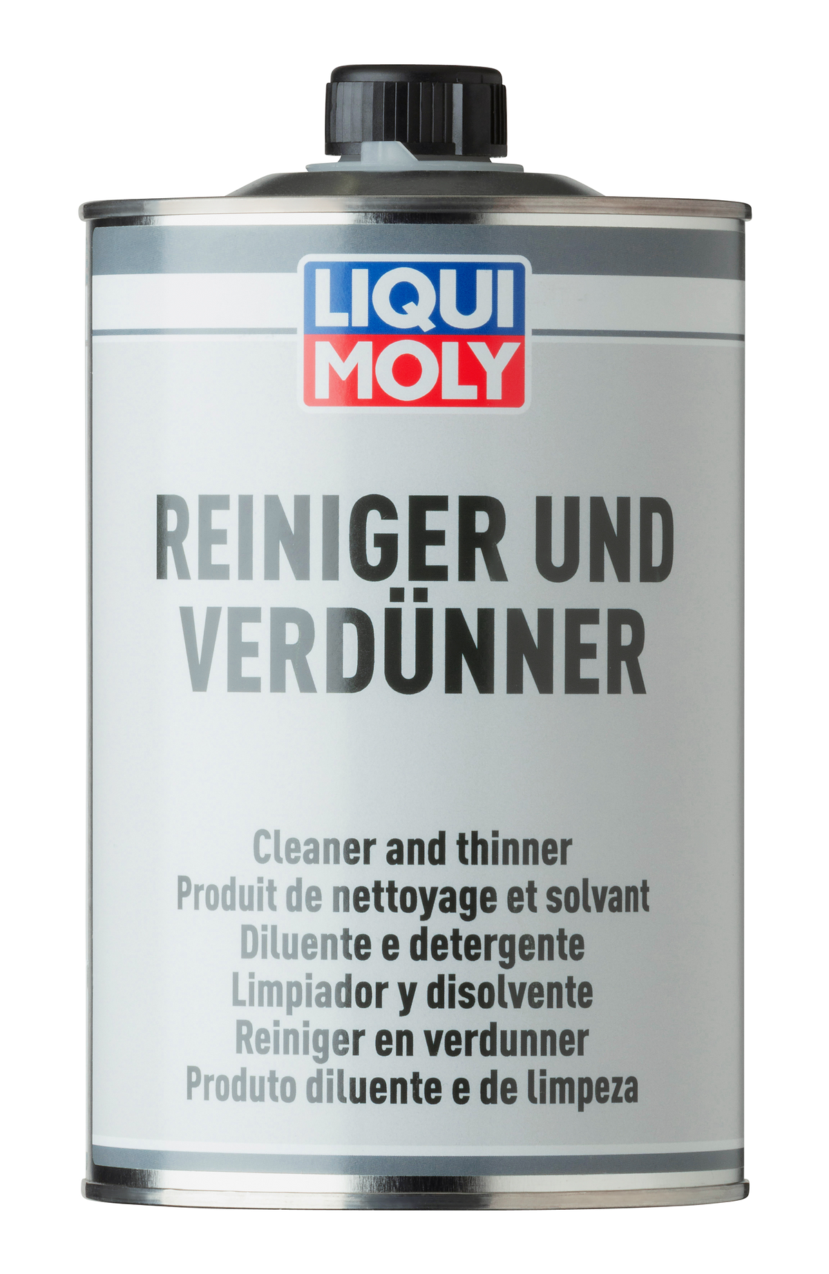 Liqui Moly Cleaner and Thinner 1L bottle showing the additive container for automotive cleaning and thinning applications.