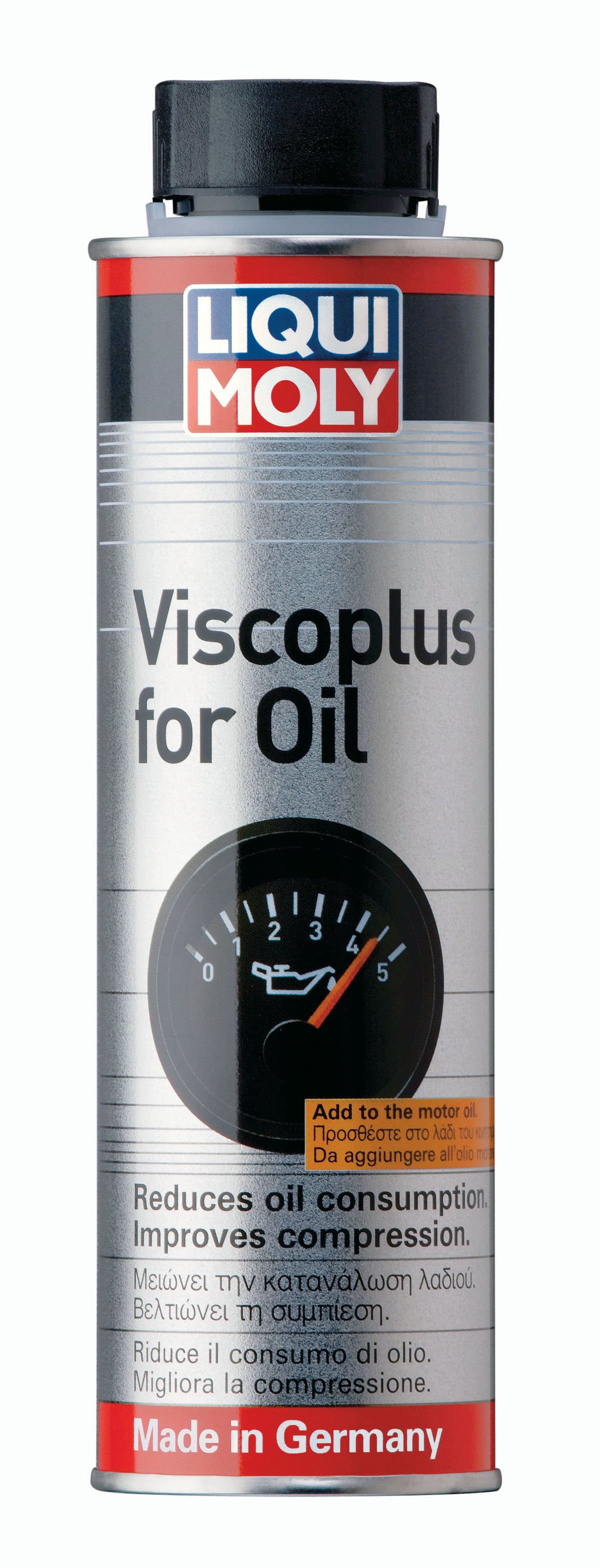 Liqui Moly Viscoplus oil additive in 300ml bottle, used to improve engine oil viscosity and performance.
