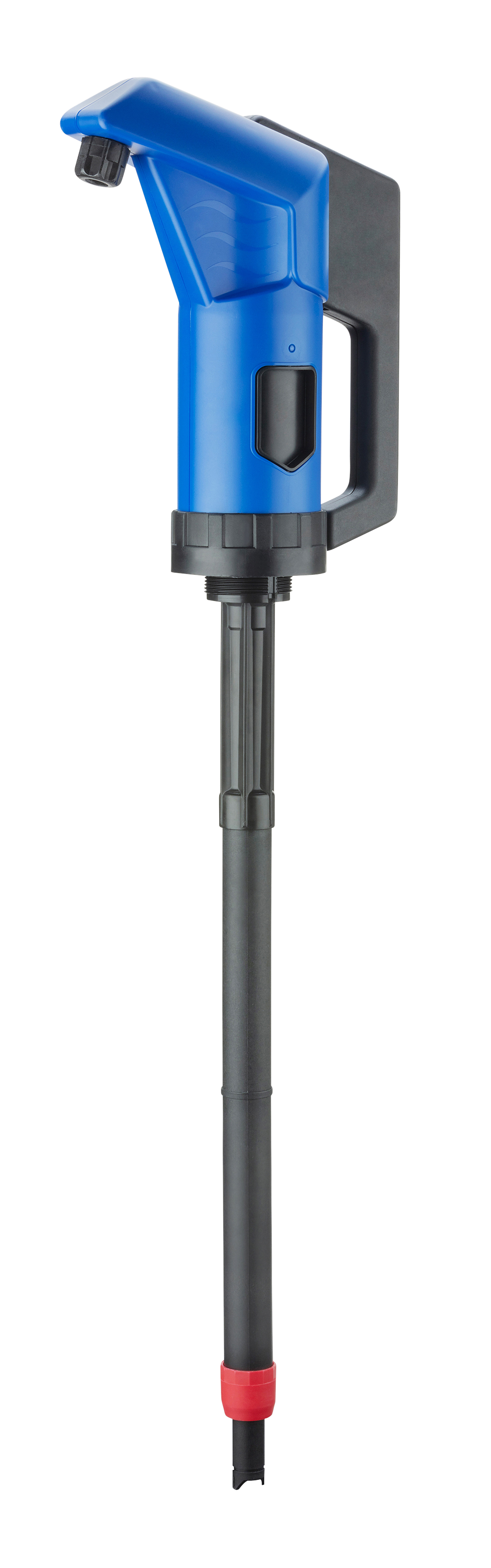 Liqui Moly plastic hand pump for workshop tools, durable and lightweight, suitable for dispensing fluids.