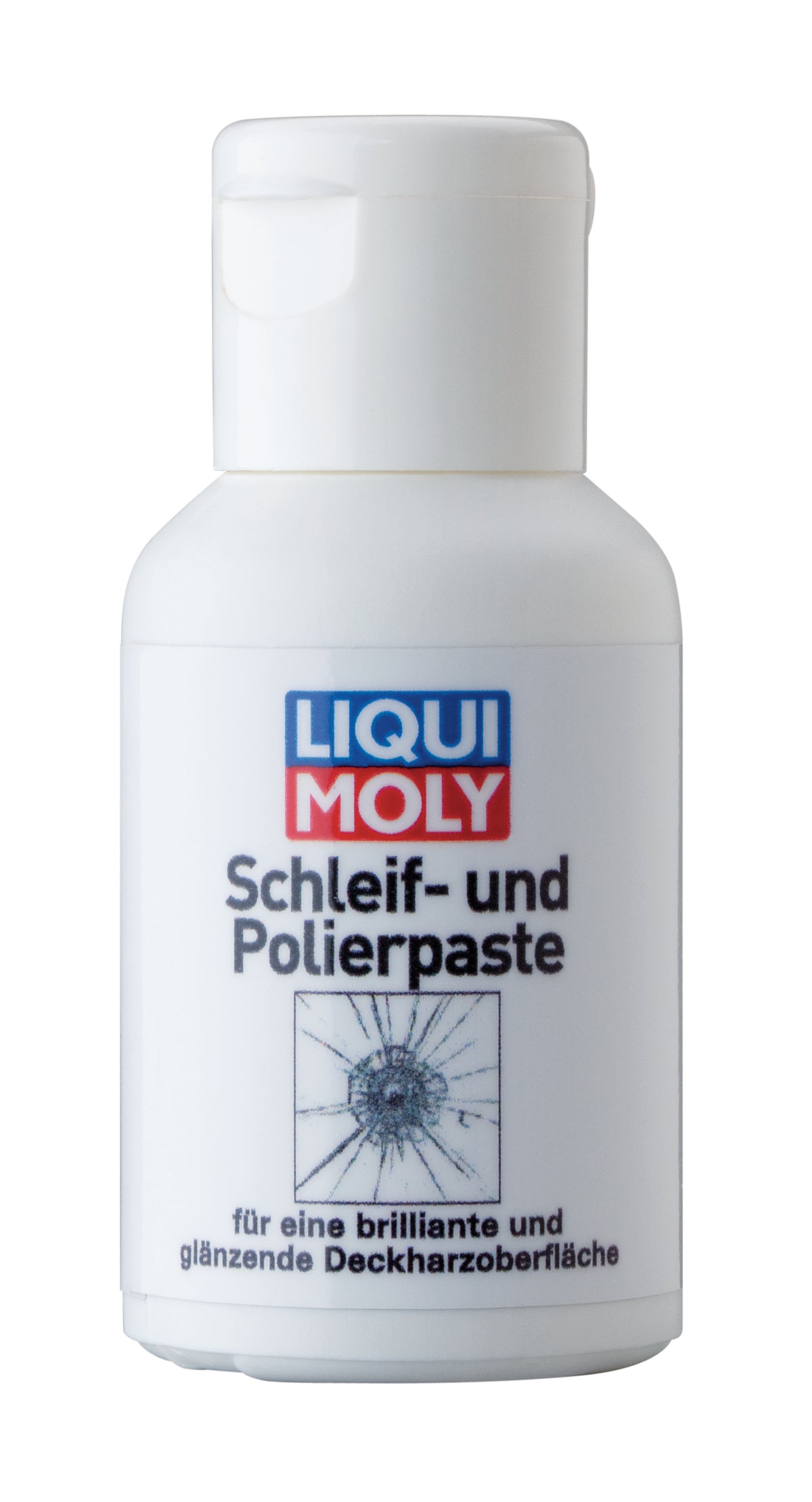 Liqui Moly grinding and polishing paste in a 25ml tube, used for surface finishing and polishing tasks in automotive and workshop applications.