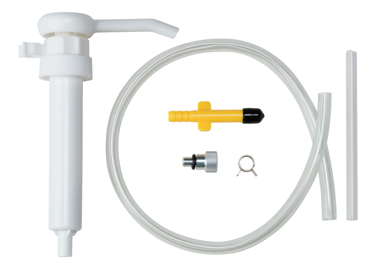 Liqui Moly hand pump for workshop tools, single unit, durable plastic construction, ideal for fluid transfer tasks