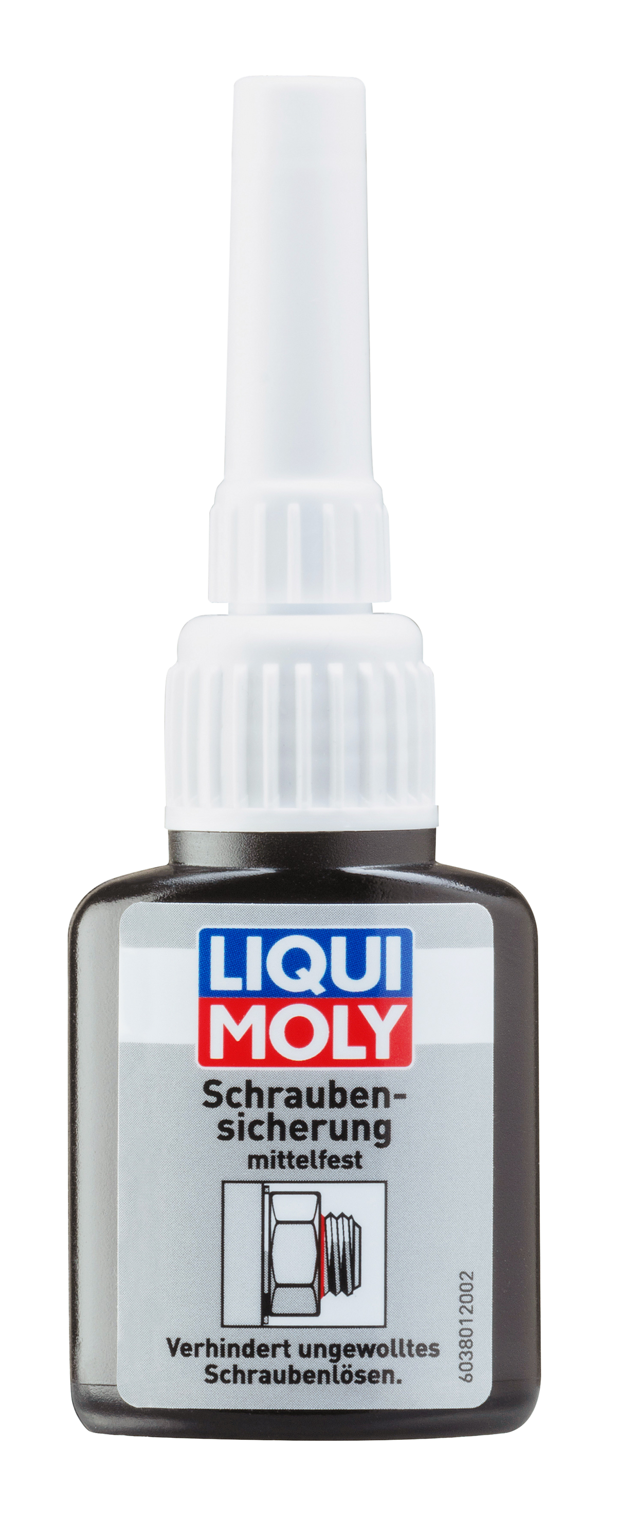 Liqui Moly Screw Retainer Medium Strength adhesive tube for securing screws and fasteners in automotive and industrial applications
