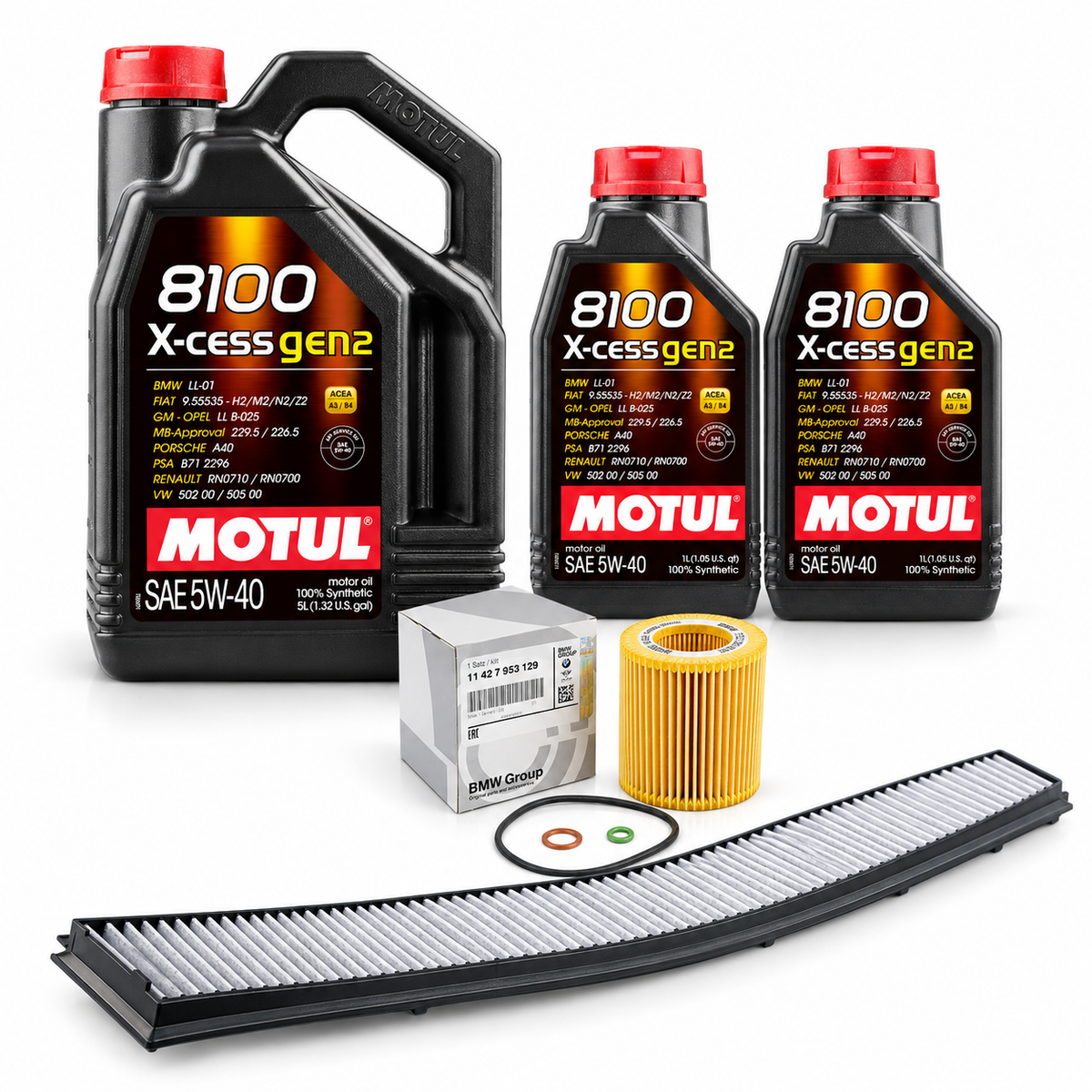 BMW N55 Major Service Kit – E82/E88 135i & E90/E91/E92/E93 335i – selected kit components