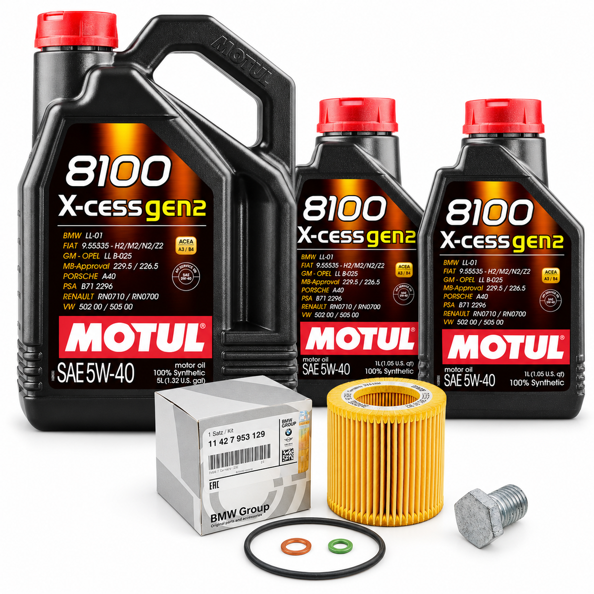 BMW N55 Minor Service Kit – E82/E88 135i & E90/E91/E92/E93 335i – selected kit components