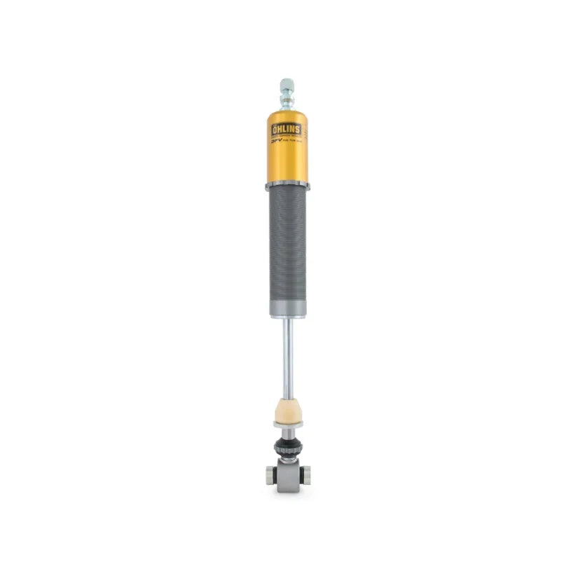 Ohlins Road & Track Coilovers DFV 1-way for BMW M3 F80, M4 F82, M4 CS, and M4 Competition, TUV approved, shown installed.