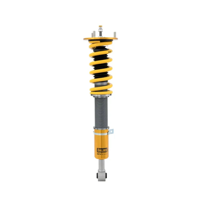 Ohlins Road & Track Coilovers DFV 1-way for Lexus IS250, IS350, GS460, URS190, IS-F 2005-2011, shown in image.