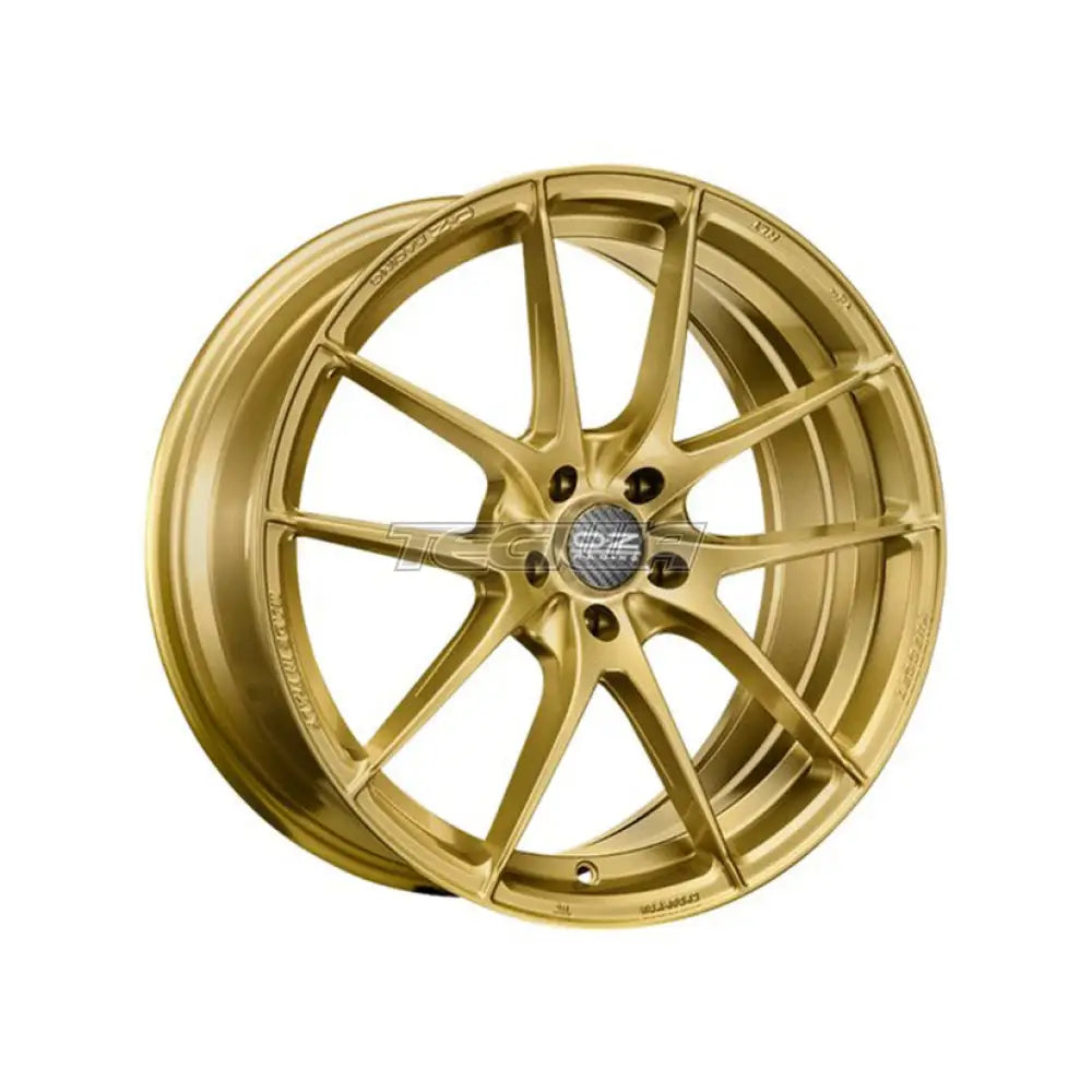 OZ Racing OZ I-Tech Leggera HLT alloy wheel in race gold finish, 17-inch, 5x100 bolt pattern, 7.5J width, ET35 offset