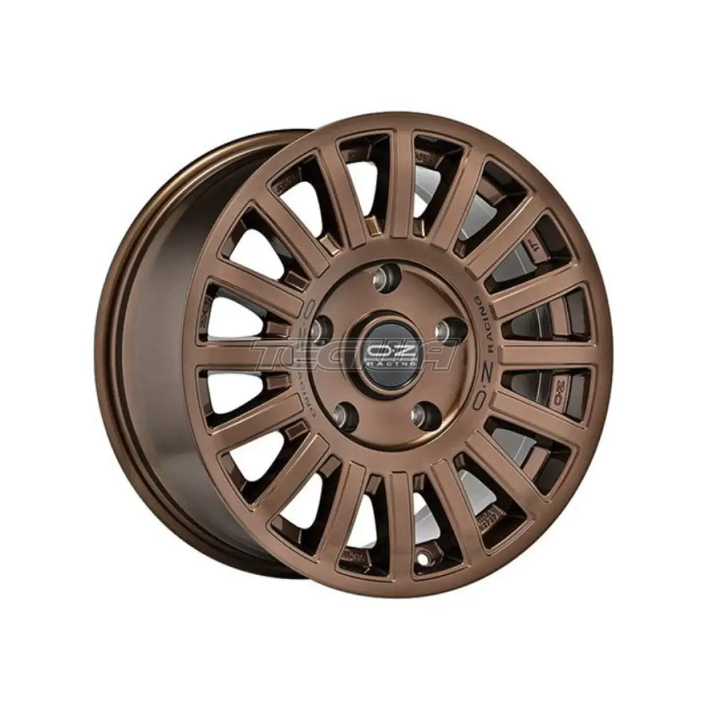 OZ Racing SUV and offroad rally raid alloy wheel with a gloss bronze finish and black lettering, designed for rugged performance.