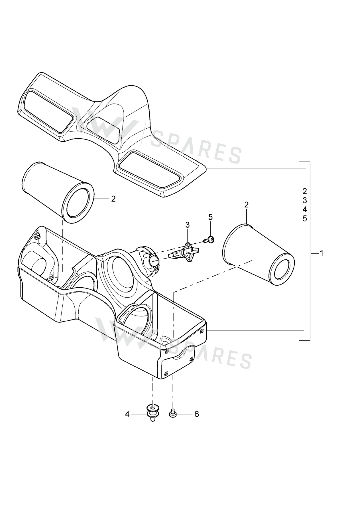 99711013191 – manufacturer parts catalogue diagram for identification; only the listed part is supplied