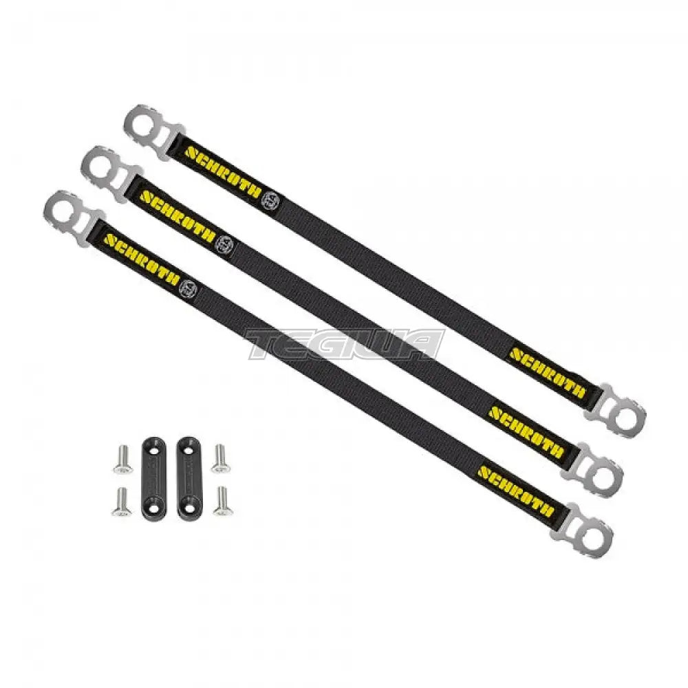 Schroth FHR Twist Anchor Sliding Tethers accessories with 17 harnesses, designed for secure vehicle safety restraint systems.
