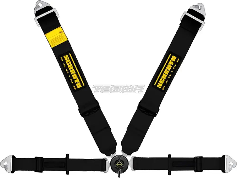 Schroth Profi II ASM Flexi Belt black harness accessory, adjustable safety belt with ergonomic design for racing or driving safety